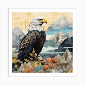 Bird In Nature Bald Eagle 1 Art Print