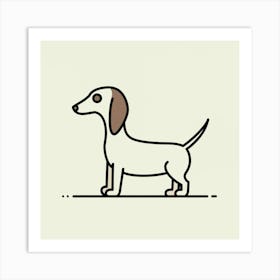 Dachshund 4 Art Print