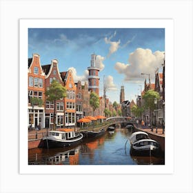 Amsterdam Canal 2 Art Print