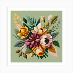 Floral Bouquet Art Print