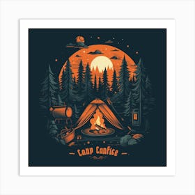 Campfire Art Print