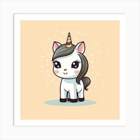 Cute Unicorn 320 Art Print