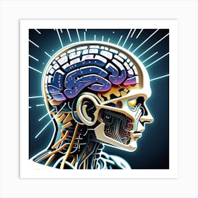 Human Brain 7 Art Print