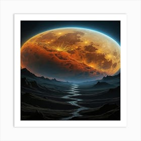 Full Moon 4 Art Print