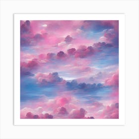 Pink Clouds Art Print