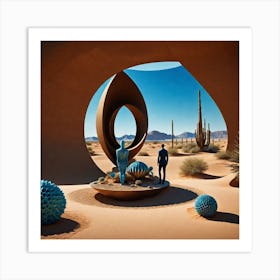 Desert Landscape 19 Art Print