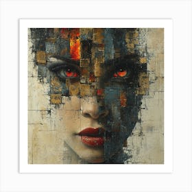 Face Of A Woman Art Print