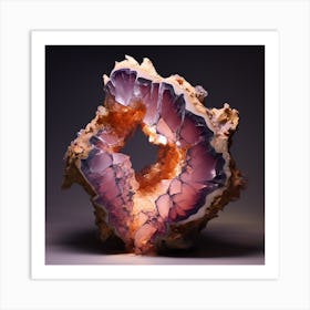 Geode Slice 2 Art Print