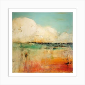 The Beach - Abstract Painting Art Print