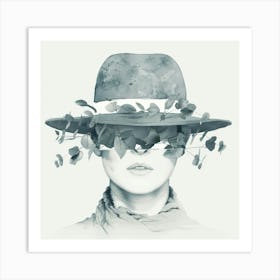 Woman In A Hat 53 Art Print