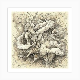 Flora And Fauna 1 Art Print