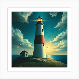 Lighthouse 10 Art Print