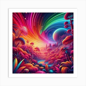 Psychedelic Art Art Print