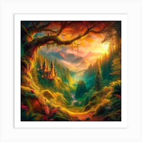 Fairytale Forest 3 Art Print