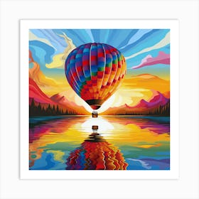 Hot Air Balloon 1 Art Print