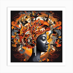 Afrofuturism 90 Art Print