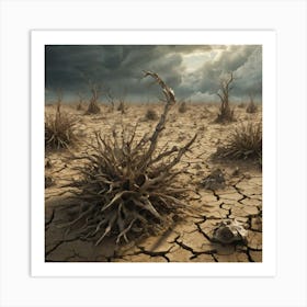 Dry Landscape 13 Art Print