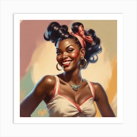 Monique Art Print