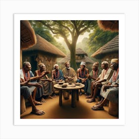 Circle of wisdom.  Art Print