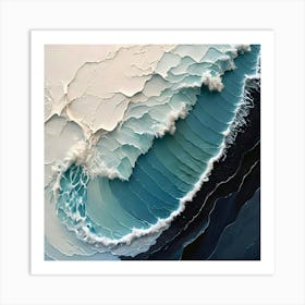 Ocean Wave 4 Art Print