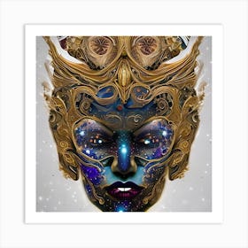 Face Of A Goddess Art Print