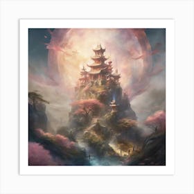 Chinese Pagoda Art Print