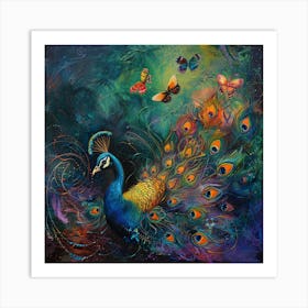 Peacock 2 Art Print