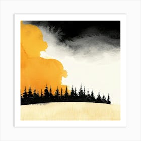 Fire In The Sky Art Print