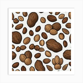 Almonds 7 Art Print