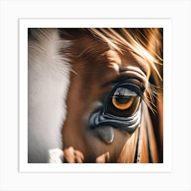 Eye Of A Horse 13 Art Print