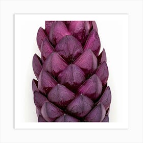 Purple Artichoke Art Print