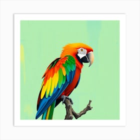 Parrot Stock Videos & Royalty-Free Footage Art Print