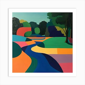 Abstract Park Collection Crystal Palace Park London 4 Art Print