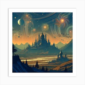 Land Of Fantasy 11 Art Print