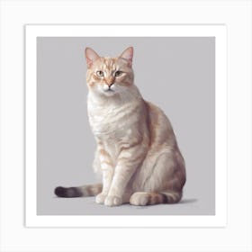 Tabby Cat Art Print