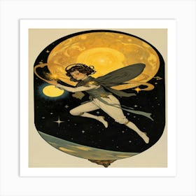 Fairy In Flight Art Print