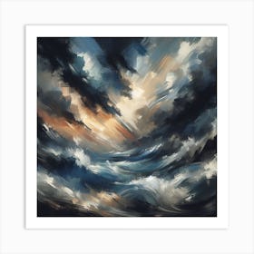 Stormy Sea Art Print