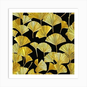 Ginkgo Leaves 34 Art Print