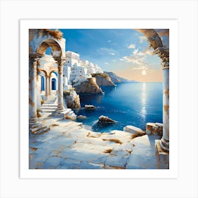 Santorini Art Print