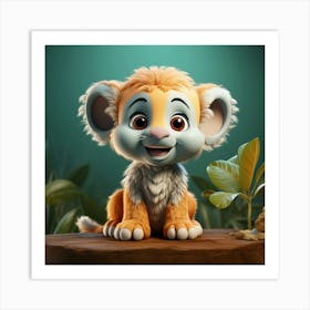 Lion Cub 30 Art Print