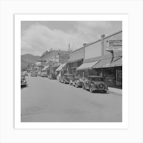 Yreka, California, On The Main Street, Yreka Is The County Seat Of A County Rich In Mineral Deposits By Russell Lee Art Print