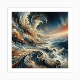 Ocean Waves 2 Art Print