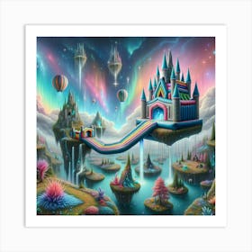 Castle In The Sky 3 Art Print