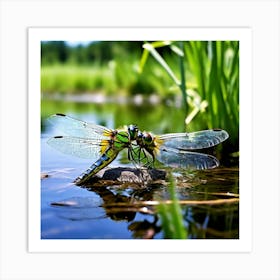 Dragonflies 5 Art Print