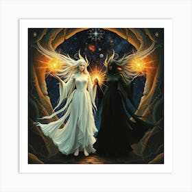 Elven Women Art Print