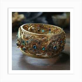 Gold Bangle Art Print