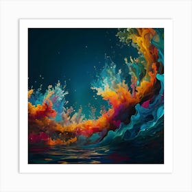 Abstract Painting 19 Art Print