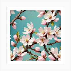 Cherry Blossoms art print 8 Art Print