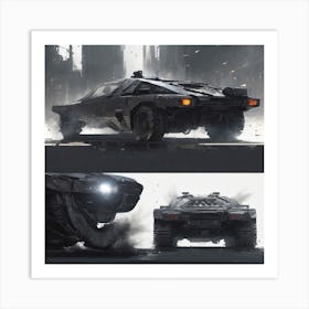 Futuristic Car 8 Art Print