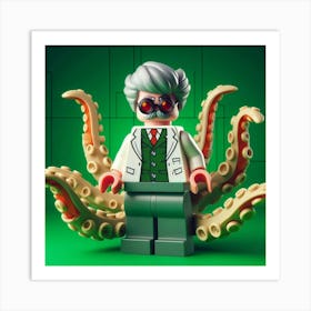 Octopus Man 2 Art Print